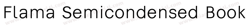 Flama Semicondensed Book字体转换